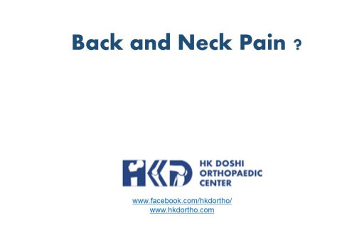 Lower Back and Neck Pain ?